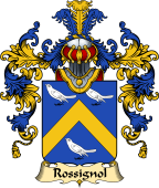 French Family Coat of Arms (v.25) Rossignol