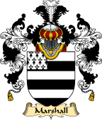 Irish Family Coat of Arms (v.25a) Marshall