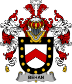 Irish Family Coat of Arms (v.25b) Behan