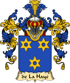 French Family Coat of Arms (v.25) Haye ( de la) II