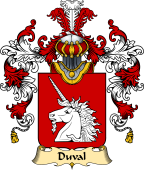French Family Coat of Arms (v.25) Duval II