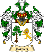 Italian Family Coat of Arms (v.25a) Barbieri