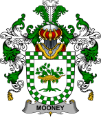 Irish Family Coat of Arms (v.25b) Mooney or O'Mooney