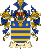 Italian Family Coat of Arms (v.25a) Donini