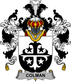 Irish Family Coat of Arms (v.25b) Colman or McColman