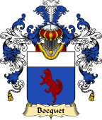 French Family Coat of Arms (v.25) Bocquet