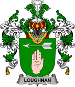 Irish Family Coat of Arms (v.25b) Loughnan or O'Loughnan
