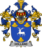 Irish Family Coat of Arms (v.25b) Holland