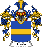 Italian Family Coat of Arms (v.25b) Telesio