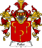 Italian Family Coat of Arms (v.25b) Falce