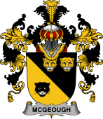 Irish Family Coat of Arms (v.25b) McGeough or McGough