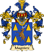 French Family Coat of Arms (v.25) Magniere
