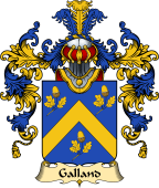 French Family Coat of Arms (v.25) Galland