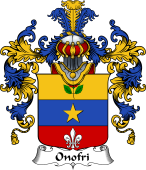 Italian Family Coat of Arms (v.25b) Onofri