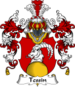German Wappen Coat of Arms (v.25) Tessin