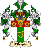 Irish Family Coat of Arms (v.25a) O'Brophy