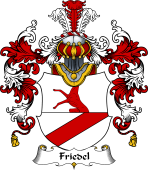 German Wappen Coat of Arms (v.25) Friedel