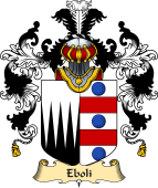 Italian Family Coat of Arms (v.25a) Eboli