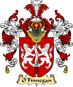 Irish Family Coat of Arms (v.25a) O'Finnegan