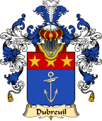 French Family Coat of Arms (v.25) Breuil (du)