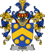 Irish Family Coat of Arms (v.25b) Codd