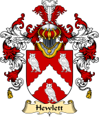Irish Family Coat of Arms (v.25a) Hewlett or Howlett