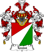 Italian Family Coat of Arms (v.25b) Tonini