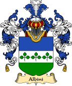 Italian Family Coat of Arms (v.25a) Albini