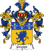 Italian Family Coat of Arms (v.25b) Greppi