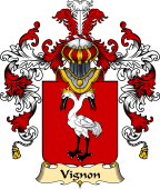 French Family Coat of Arms (v.25) Vignon