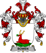 Irish Family Coat of Arms (v.25b) Bowen