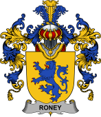 Irish Family Coat of Arms (v.25b) Roney or O'Rooney
