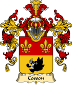French Family Coat of Arms (v.25) Cosson