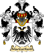 Irish Family Coat of Arms (v.25a) MacGartland or Garland