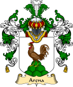 Italian Family Coat of Arms (v.25a) Arena