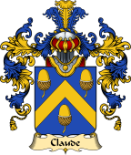 French Family Coat of Arms (v.25) Claude
