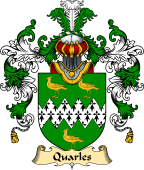 Irish Family Coat of Arms (v.25a) Quarles
