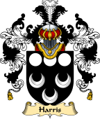 Irish Family Coat of Arms (v.25a) Harris