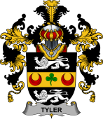 Irish Family Coat of Arms (v.25b) Tyler