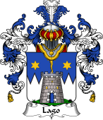Italian Family Coat of Arms (v.25b) Lago