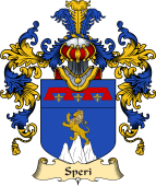 Italian Family Coat of Arms (v.25a) Speri