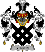 Irish Family Coat of Arms (v.25b) Vernon