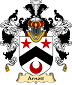 Irish Family Coat of Arms (v.25a) Arnott