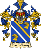 French Family Coat of Arms (v.25) Barthélemy