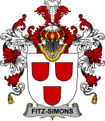 Irish Family Coat of Arms (v.25b) Fitz-Simons