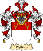 English Family Coat of Arms (v.25) Popham