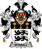 Irish Family Coat of Arms (v.25b) Wyrrall