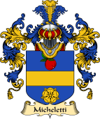 Italian Family Coat of Arms (v.25a) Micheletti