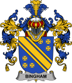 Irish Family Coat of Arms (v.25b) Bingham