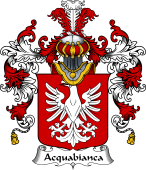 Italian Family Coat of Arms (v.25b) Acquabianca